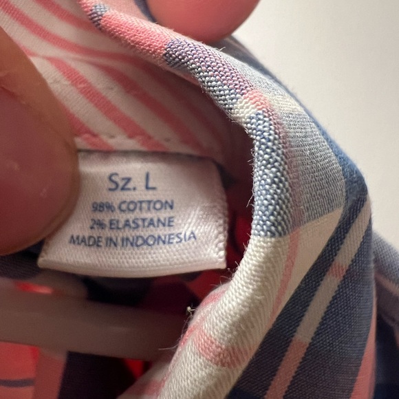 Southern Tide Gingham Long Sleeve Button Down - Picture 6 of 6